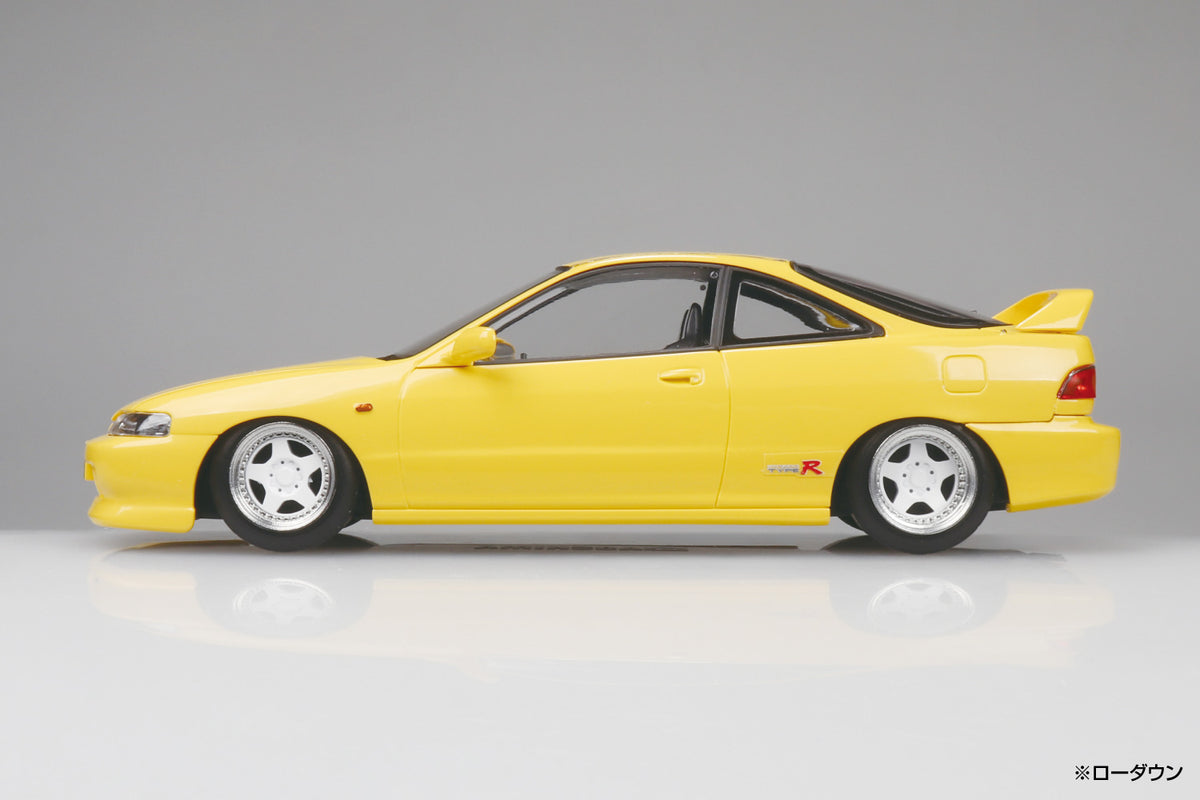 Aoshima Snap Kit No.22CU-SY Honda DC2 Integra Type R Custom Wheel (Sunlight Yellow) 1/32 Scale Model Kit - View 6