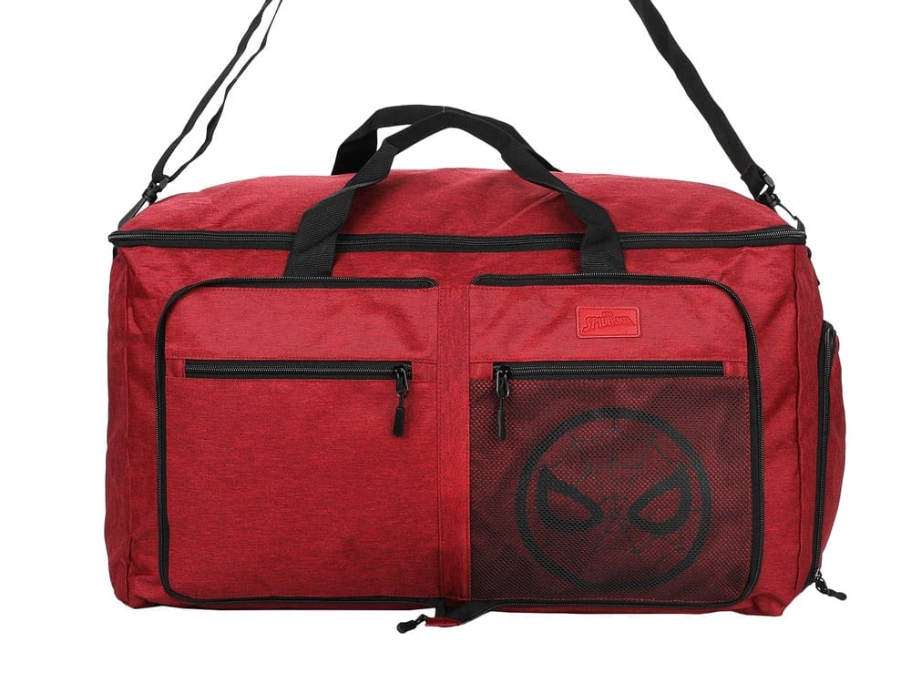 Bioworld Marvel Spider-Man Logo Packable Dufflebag, 11-Inch Nylon - View 2