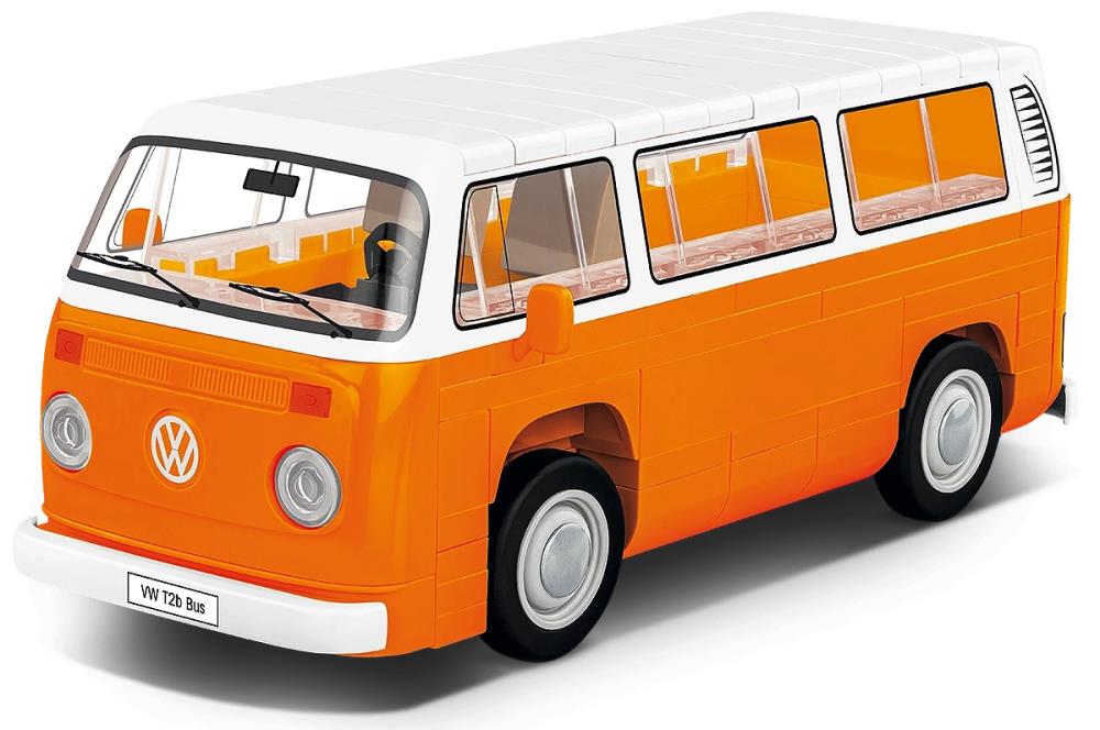 COBI Volkswagen T2B Bus 1/35 Scale Building Block Set 5.5-Inch - View 3