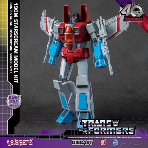 Yolopark Transformers AMK Pro Starscream 7.5-Inch Plastic Model Kit - View 6