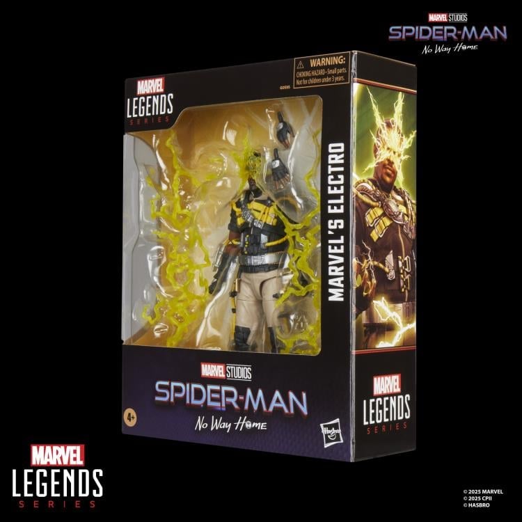Hasbro Spider-Man: No Way Home Marvel Legends Electro Deluxe Plastic Action Figure - View 11