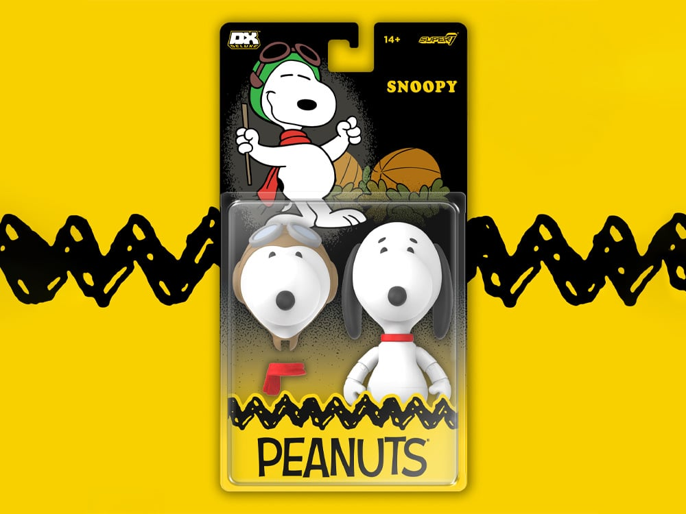 Super7 Peanuts Deluxe Snoopy Flying Ace Action Figure (4.8-Inch) - View 2