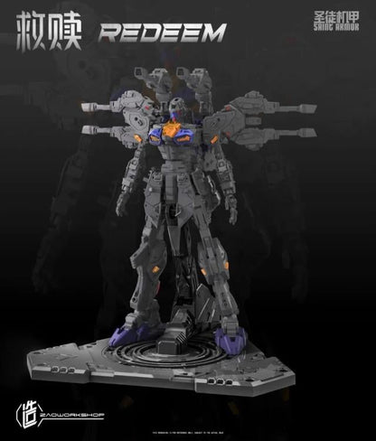 ZaoWorkshop Saint Armor Redeem 1/100 Scale Plastic Model Kit, 8.3-Inch - View 9