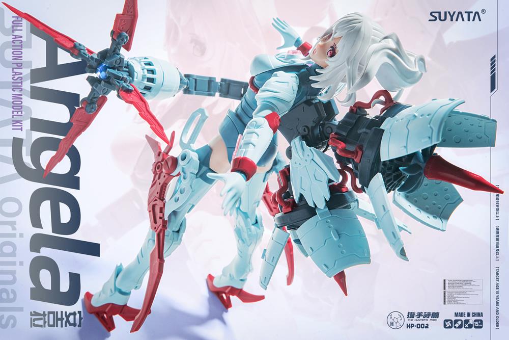 Suyata The Hunter's Poem HP-002 Angela and Motorcycle 1/12 Scale Plastic Model Kit - View 7