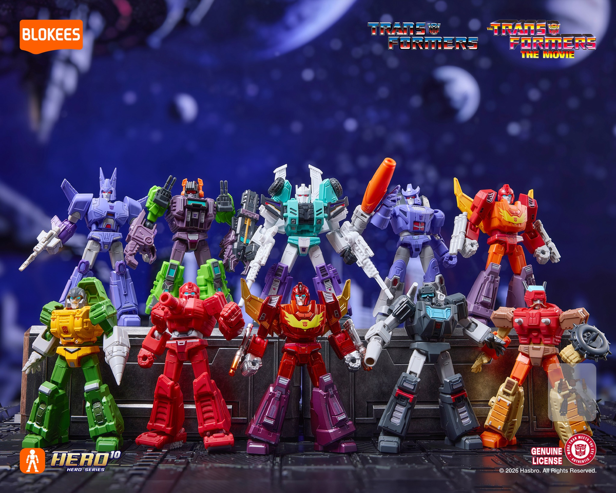 Blokees Transformers Galaxy Version 10 One Shall Stand Boxed Set of 9 Model Kits - View 15