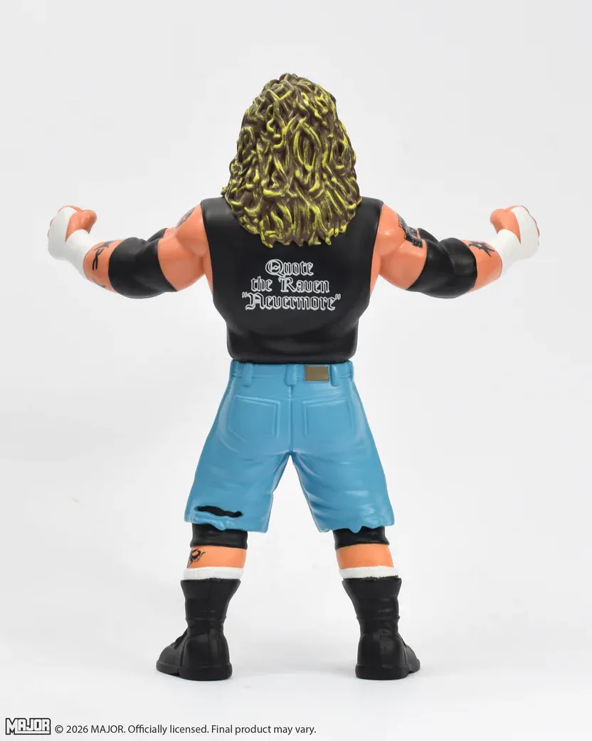 Major Big Rubber Guys Extreme Raven 8-Inch Wrestling Figure - View 6
