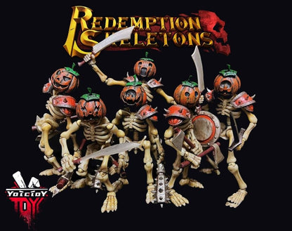 GhostRabbit YoToToY Redemption Skeletons Night Tricksters Set of 6 Skeleton Figures, 7.28-Inch - View 3