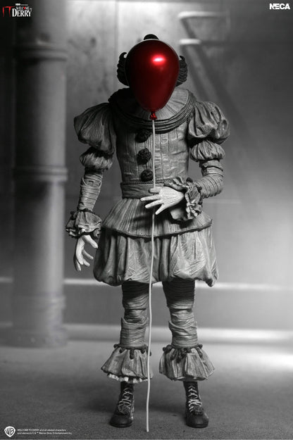 NECA IT: Welcome to Derry Ultimate Pennywise Action Figure (Black and White Ver.) - View 9