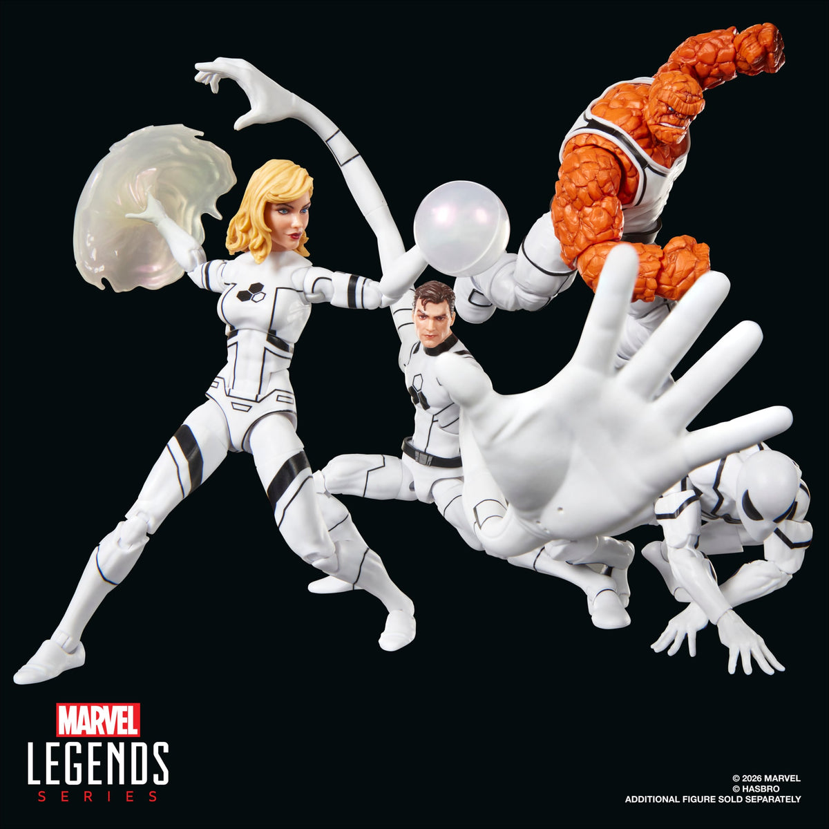 Hasbro Marvel Legends Future Foundation Marvel's The Thing & Marvel's Invisible Woman Action Figure Two-Pack - View 16