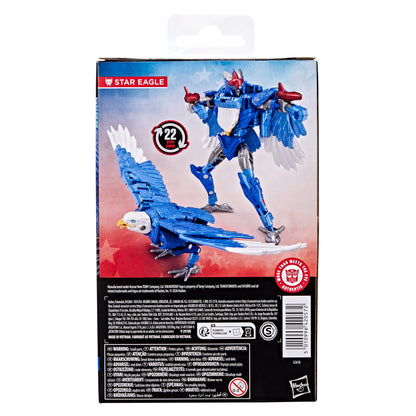 Hasbro Transformers Deluxe Class Star Eagle 250th Anniversary 4.5-Inch Action Figure - View 18