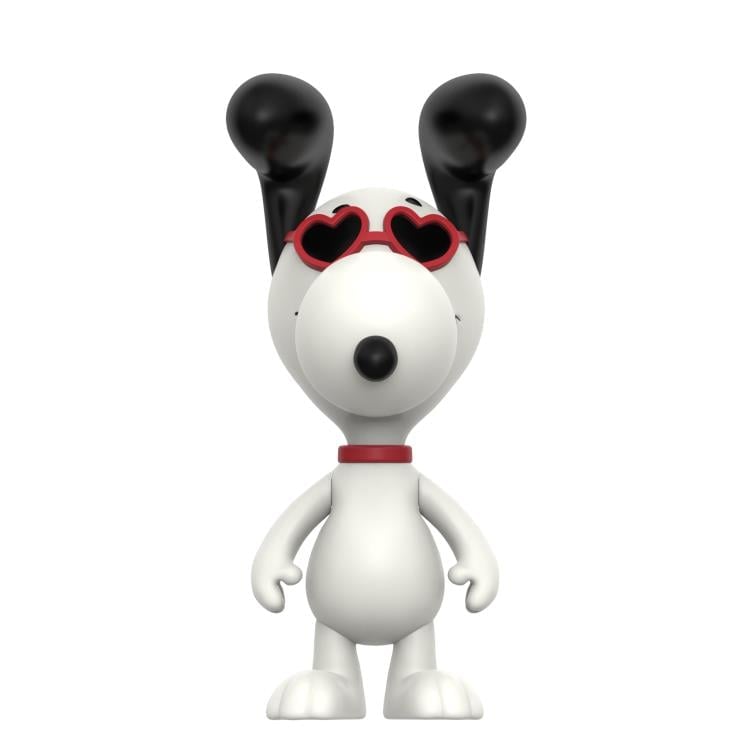 Super7 Peanuts ReAction Snoopy (Heart Eyes) 3.75-Inch Figure - View 5