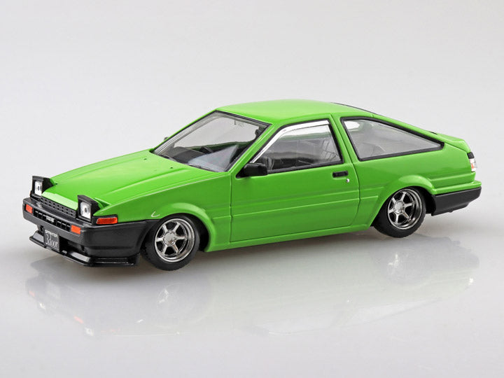 Aoshima Snap Kit No.11CU-GN Toyota Sprinter Trueno Custom (Green) 1/32 Scale Model Kit - View 2