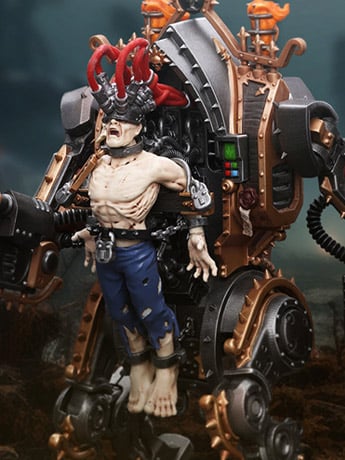 JoyToy Warhammer 40K Adepta Sororitas Penitent Engine 1/18 Scale Plastic Action Figure 9.5-Inch