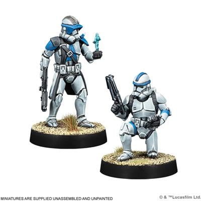 Atomic Mass Games Star Wars: Legion Republic Specialists Plastic Miniatures Personnel Pack - View 5