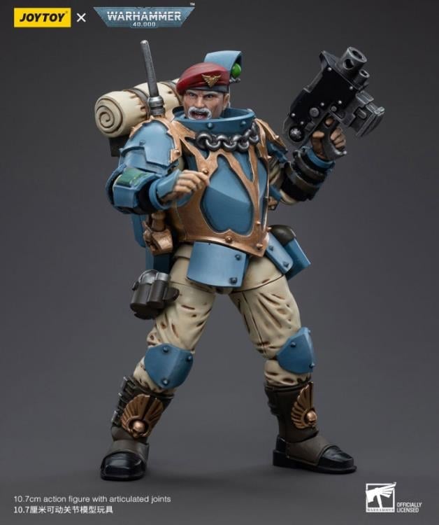 JoyToy Warhammer 40K Astra Militarum Tempestus Scions Command Squad 55th Kappic Eagles Tempestor Prime 1/18 Scale Figure - View 9