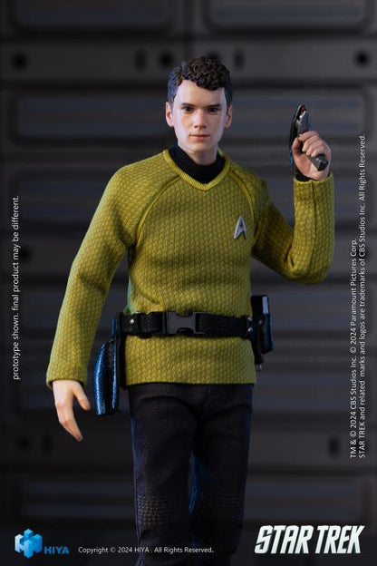 Hiya Toys Star Trek 2009 Exquisite Super Series Pavel Chekov 1/12 Scale PX Previews Exclusive Action Figure - View 8