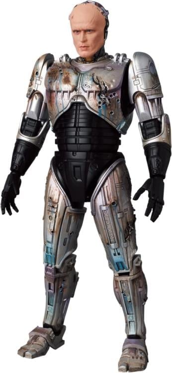 Medicom Toy MAFEX No.192 RoboCop (1987) Murphy Head Damaged Ver. Action Figure, 6.3-Inch - View 5