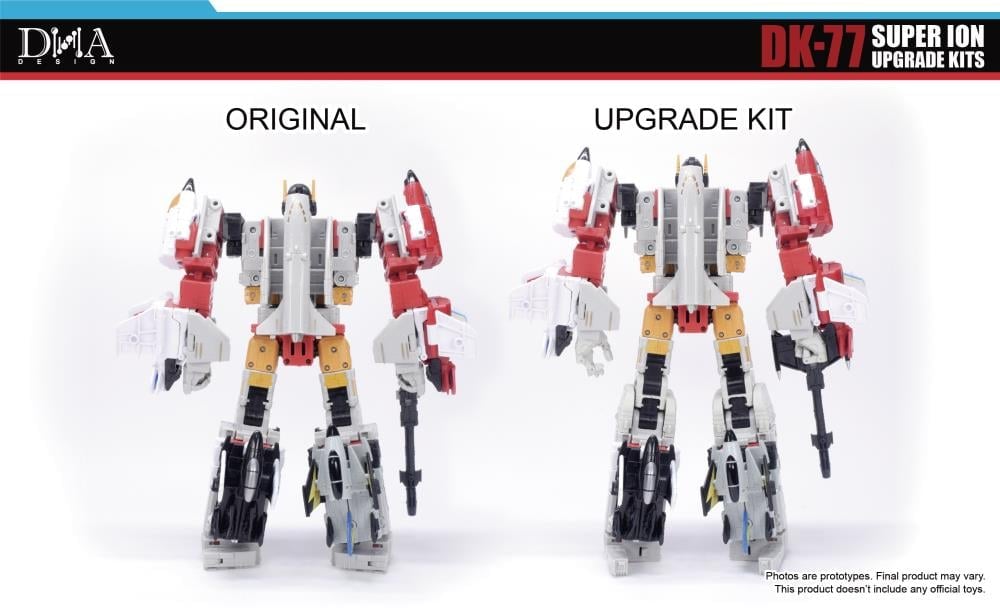 DNA Design DK-77 Upgrade Kit (With Bonus) ABS and PVC Model Accessory Set - View 5
