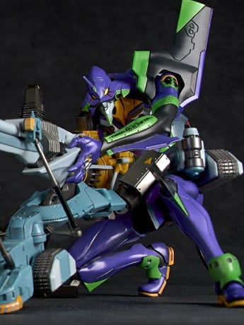 Kaiyodo Rebuild of Evangelion ARTPLA Sculpture Works EVA-01 Operation Yashima 14-Inch Model Kit