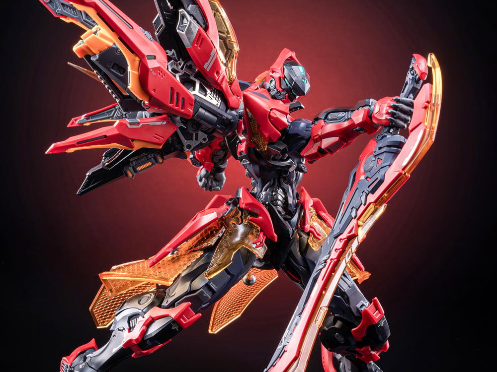 AniMester Honor of Kings Sun Kai (Crimson Sky Armor Ver.) 1/12 Scale Model Kit (With Bonus) - View 2