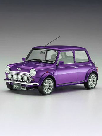 Hasegawa Mini Cooper Sports-Pack Limited Amaranth Purple (1998) 1/24 Scale Model Kit