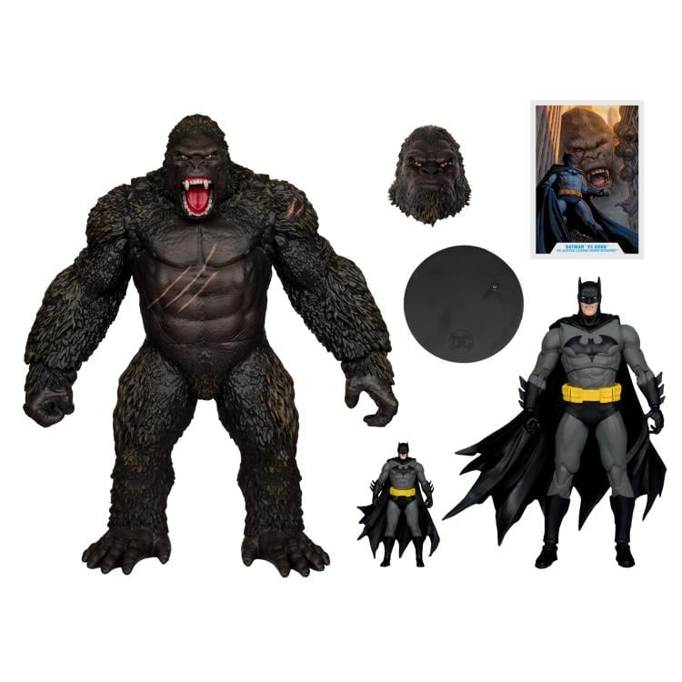 McFarlane Toys DC Multiverse Justice League vs. Godzilla vs. Kong Batman vs. Kong Action Figure Two-Pack - View 10