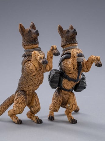 JoyToy Military Dog 1/18 Scale Plastic Animal Figure