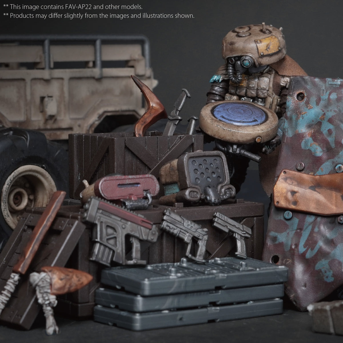 Toys Alliance Acid Rain FAV-AP22 Soil Ghosts Gray-Tech Accessory Pack - View 9