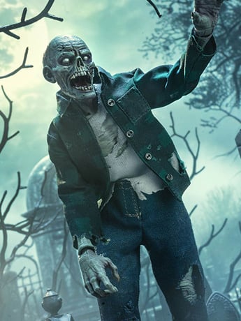 Four Horsemen Graveyard Zombies Worker (Male) Zombie Action Figure