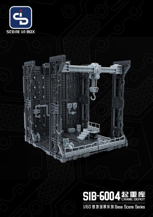 Fresh Retro Scene in Box Crane Depot 1/60 Scale Diorama Display - View 7