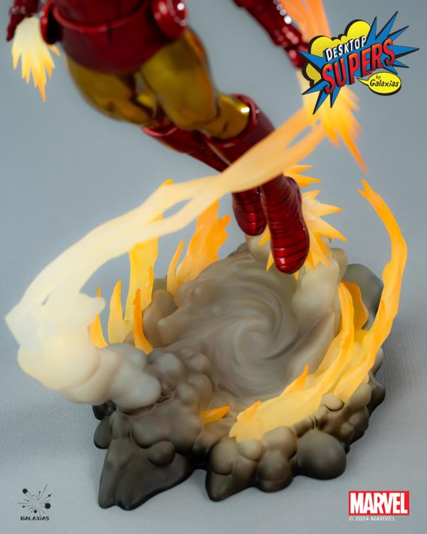 Galaxias Marvel Desktop Supers Iron Man (Classic Edition) 1/8 Scale PVC Figure, 12-Inch - View 19