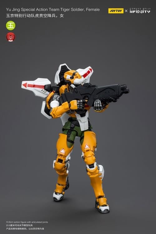 JoyToy Infinity Yu Jing Tiger Soldier Hacker 1/18 Scale Action Figure - View 5