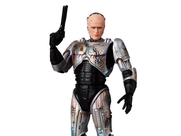 Medicom Toy MAFEX No.192 RoboCop (1987) Murphy Head Damaged Ver. Action Figure, 6.3-Inch - View 2