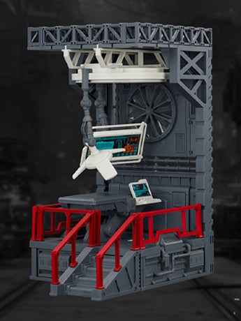 JoyToy Dark Source Hangar Style Diorama Display Base (07) 1/25 Scale 10.3-Inch Collectible