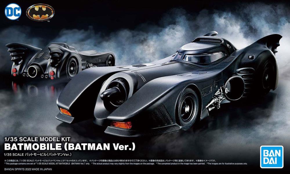 Bandai Batman (1989) Batmobile 1/35 Scale Plastic Model Kit - View 10