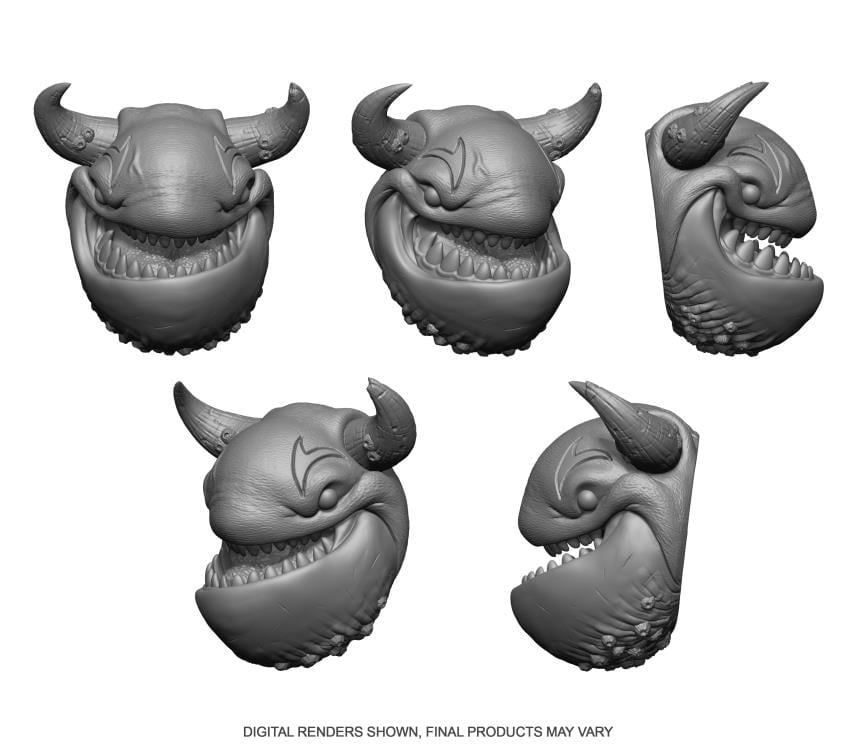 IgoStuff Monstors Heads Pack #1 Plastic Accessory Pack for Action Figures - View 6