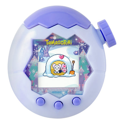 Bandai Tamagotchi Paradise (White Glacier) Plastic Virtual Pet, 3-Inch - View 3