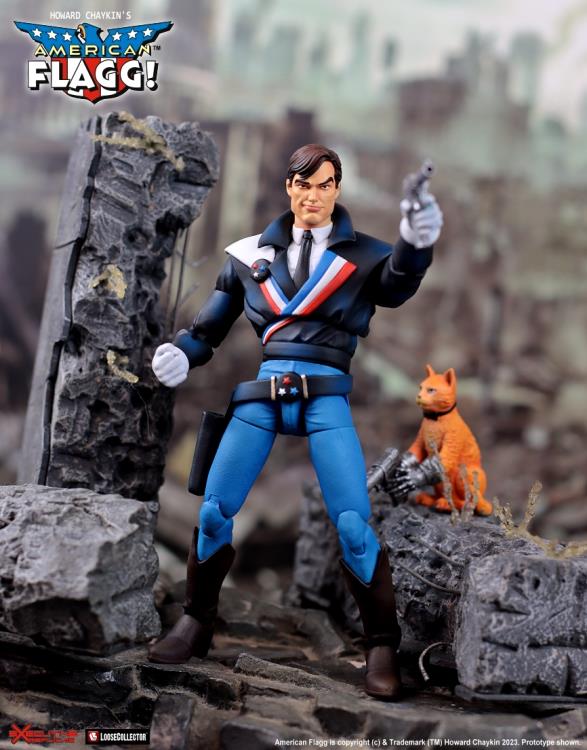 Executive Replicas American Flagg 1/12 Scale 6-Inch Plastic Action Figure - View 3