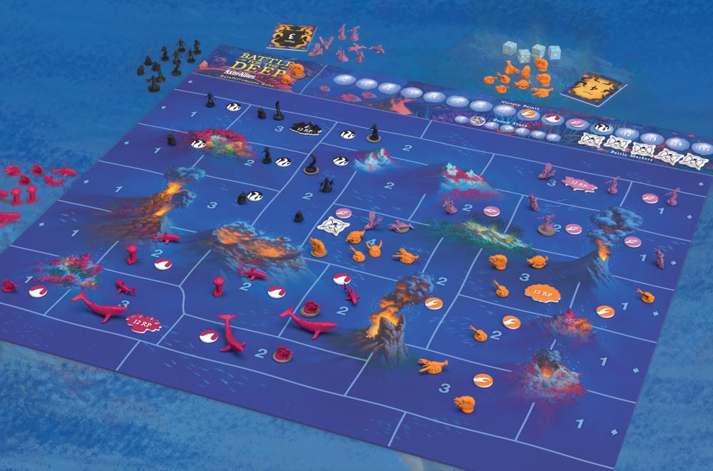 Renegade Game Studios Battle for the Deep Powered by Axis and Allies Naval Board Game - View 5