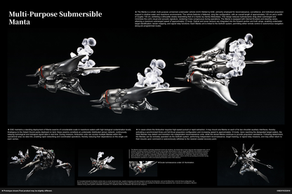 Sexy Ice 2019 Vermin Series EAE Biological Weapon Multi-Purpose Submersible Manta 1/12 Scale Action Figure Set - View 10