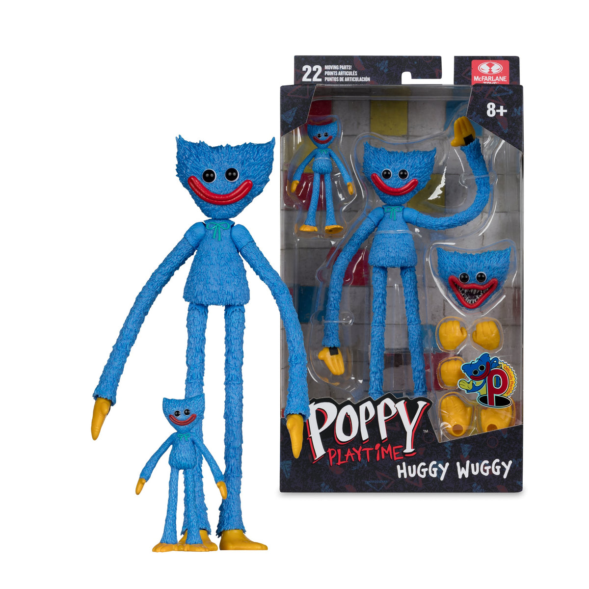 McFarlane Toys Poppy Playtime Huggy Wuggy (Classic) Plastic Action Figure - View 13