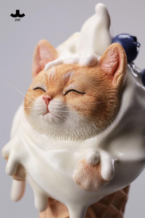 JxK.Studio Kitty Cone Cat Figure, 7-Inch Resin Display Piece - View 7