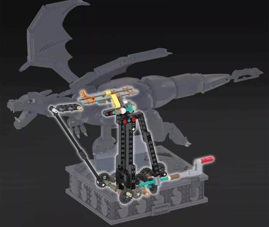 Mattel Pokemon Mega Construx Wonder Builder Motion Charizard Building Set - View 7