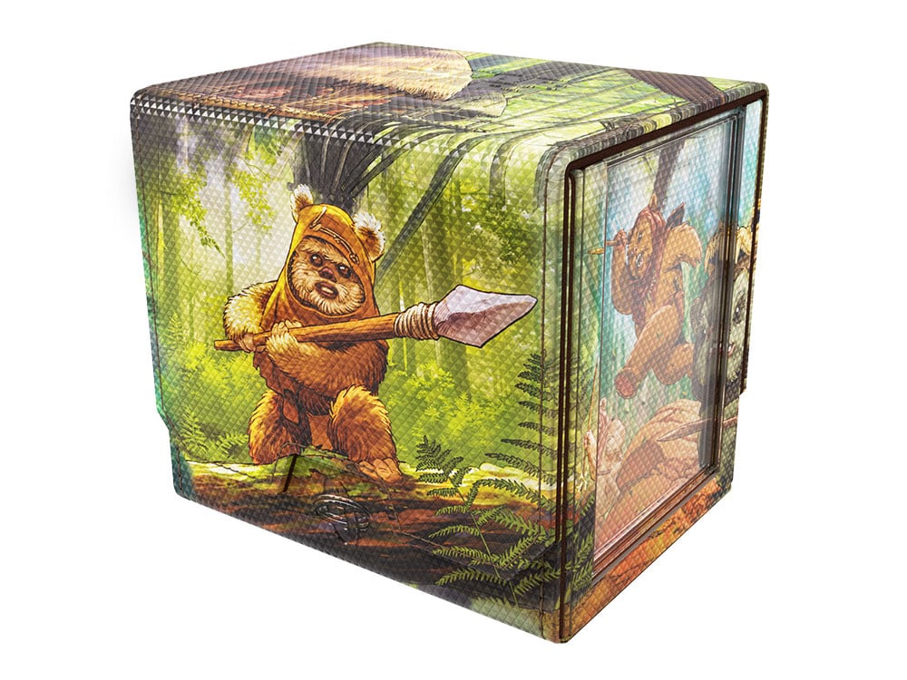 Gamegenic Star Wars: Unlimited Ewoks Deck Pod in Hexafyber Material - View 2