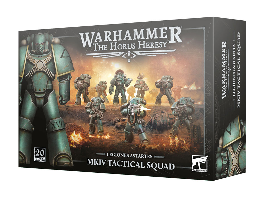 Games Workshop Warhammer The Horus Heresy Legiones Astartes MkIV Tactical Squad Citadel Miniature Set - View 2