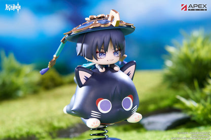 Apex Genshin Impact Happy Shake Wanderer Springy Chibi Figure 4-Inch - View 7