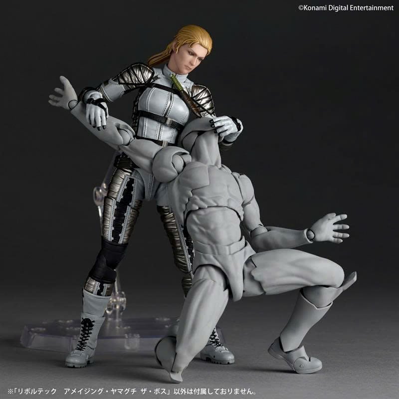 Kaiyodo Metal Gear Solid Delta: Snake Eater Amazing Yamaguchi Revoltech NR117 The Boss 6-Inch Action Figure - View 9