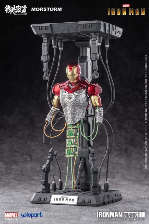 Morstorm Eastern Model Marvel Iron Man Mark III (Deluxe Ver.) 1/9 Scale Model Kit - View 16
