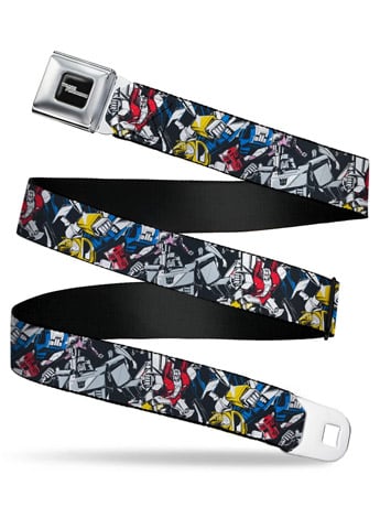 Buckle-Down Inc Transformers Character Collage Seatbelt Belt 1.5-Inch Wide