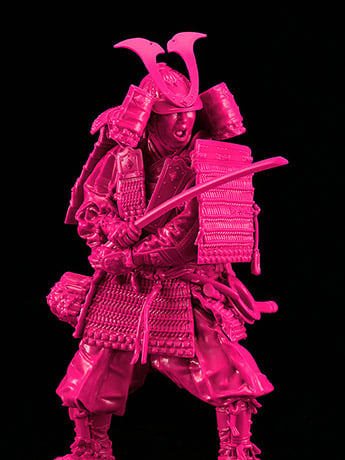 Max Factory PLAMAX Kamakura Period Armored Warrior (Pink Color Edition) 1/12 Scale Model Kit
